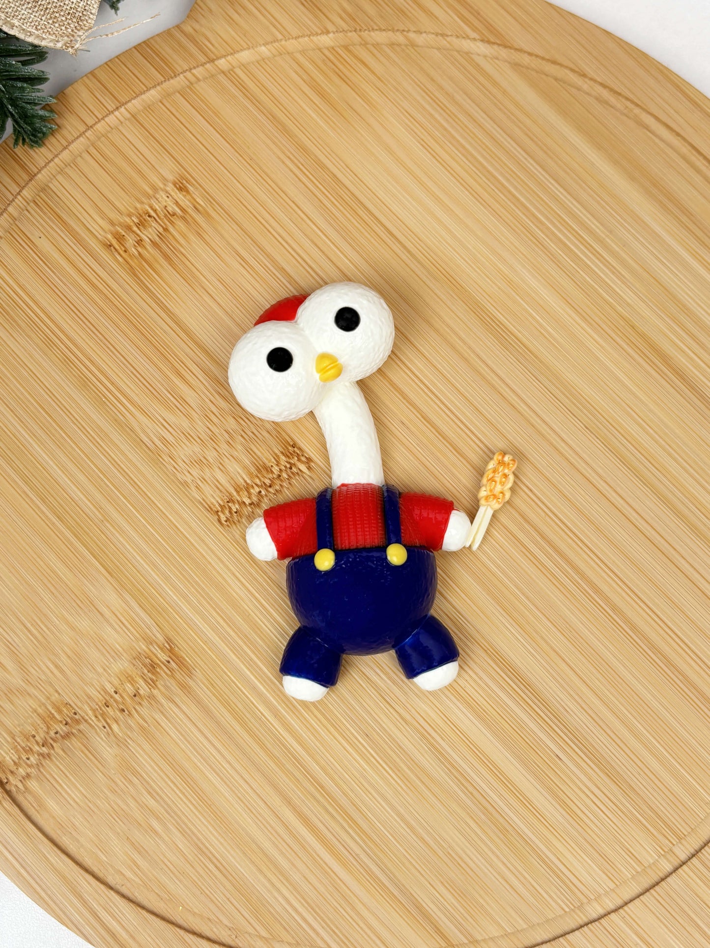 Overalls Duck Taba Squishy Toy